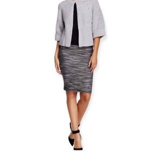Trina‎ Turk Ashby Skirt Heather Gray Petite